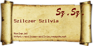 Szilczer Szilvia névjegykártya